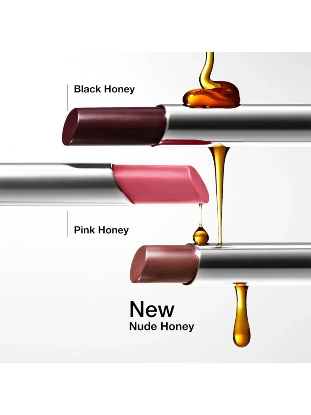 Sheer Tinted Lip Balm in 3 Iconic Shades: Black Honey, Pink & Nude Honey